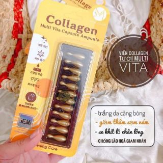 Collagen tươi Multi Vita Ampoule Hàn Quốc