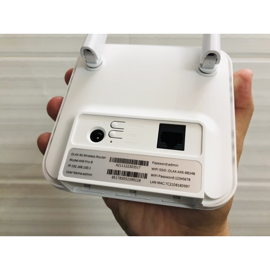 Bộ phát wifi 4G Olax Ax6 Pro 150 mbps đa mạng tốc độ cao - viễn thông HDG | BigBuy360 - bigbuy360.vn