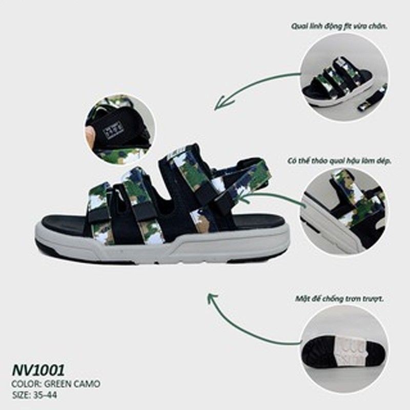 Sandal Vento Nam Nữ Chính hãng bền đẹp SD1001 - nhiều màu