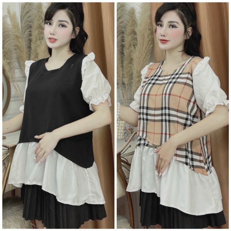 Áo bầu hè thiết kế xinh