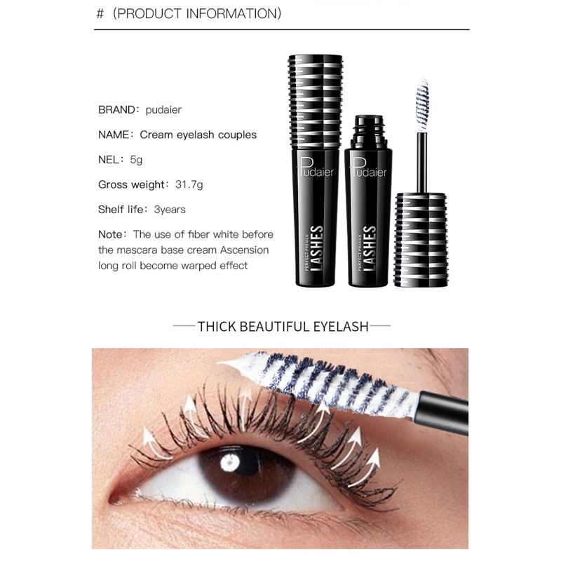 Mascara Chuốt Mi Chống Nước Lâu Trôi Không Nhòe Tiện Dụng