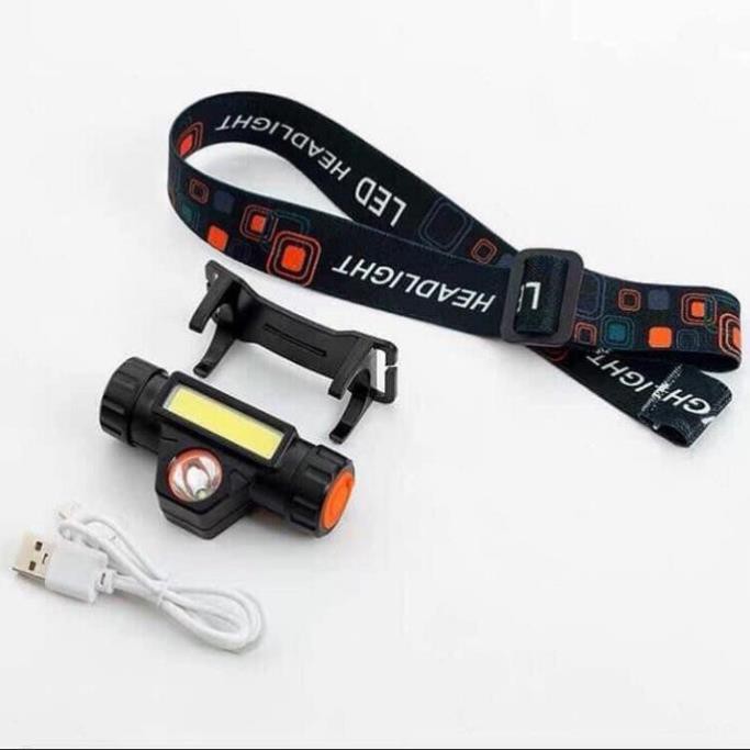 Đèn Pin Đội Đầu Siêu Sáng Đèn Pin Led Kèm Pin Kèm Sạc NCDS3 đồ câu FISHING_HD