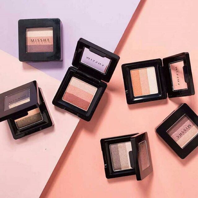 Phấn mắt 3 màu Misha triple shadow