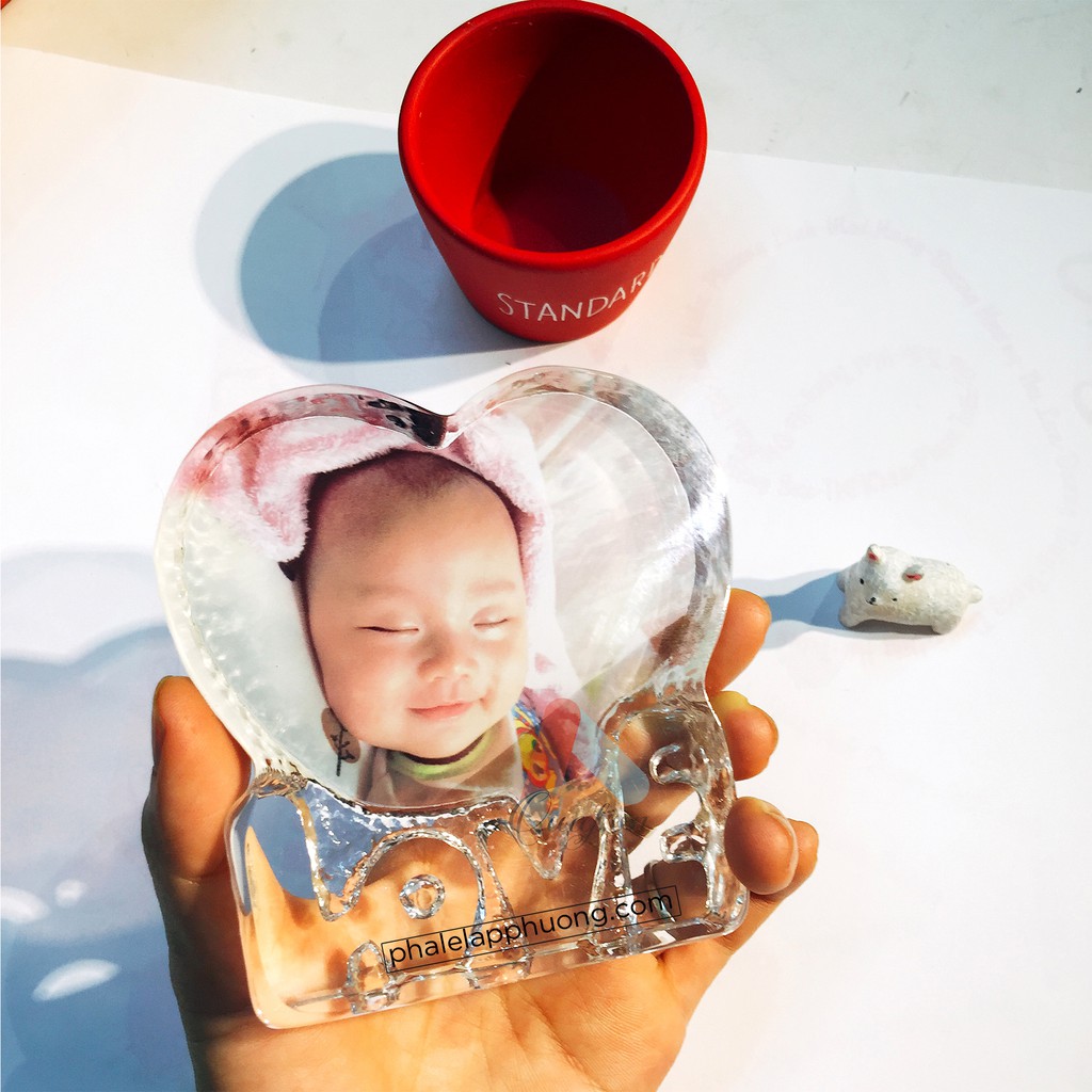 Giấy In UV, Phim In Pha Lê, size A4, Màng Mờ (Đục)