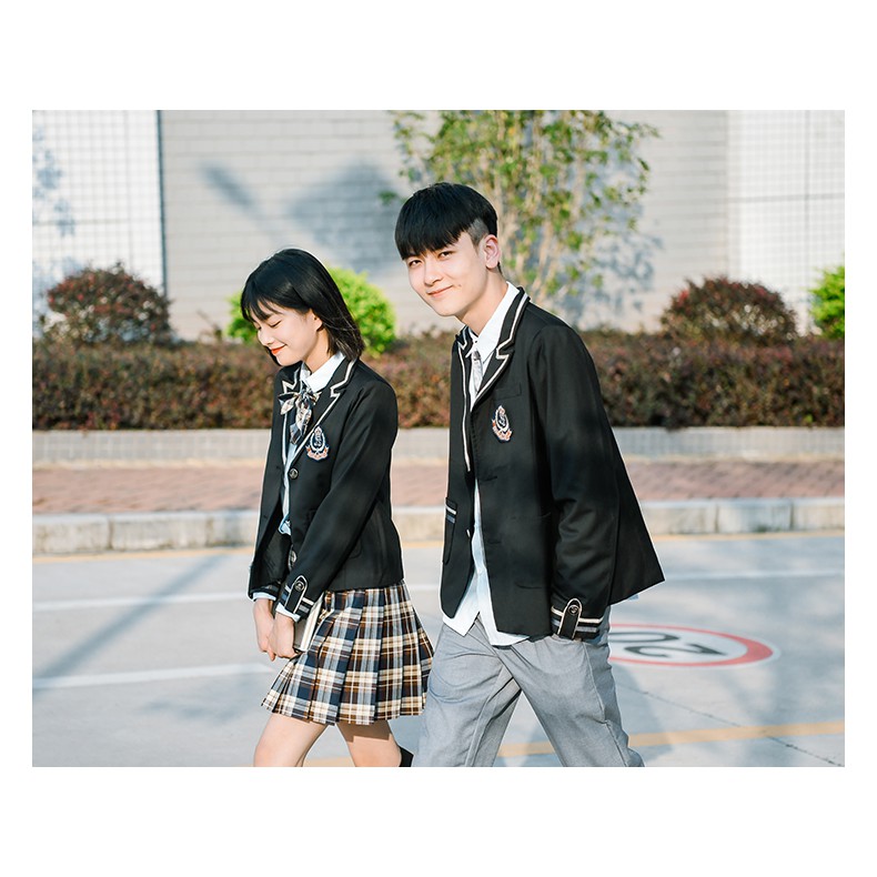 Áo khoác đồng phục học sinh phong cách Hàn Quốc, Blazer JK DK brand