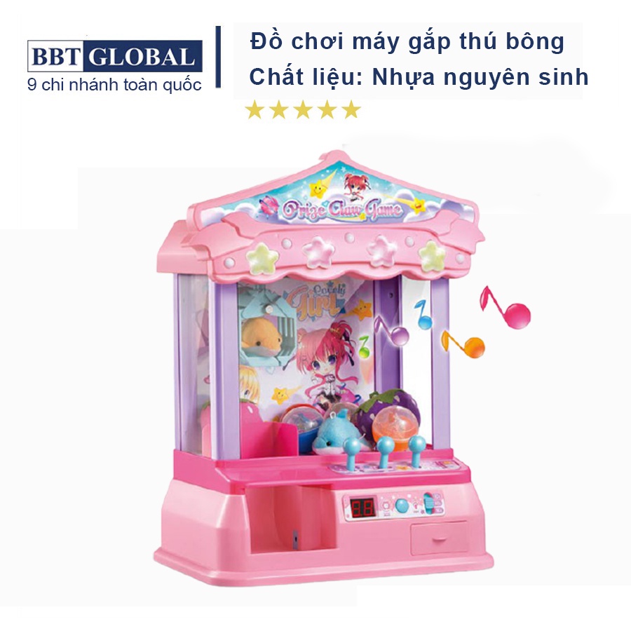 Đồ chơi máy gắp thú bông đa năng BBT Global