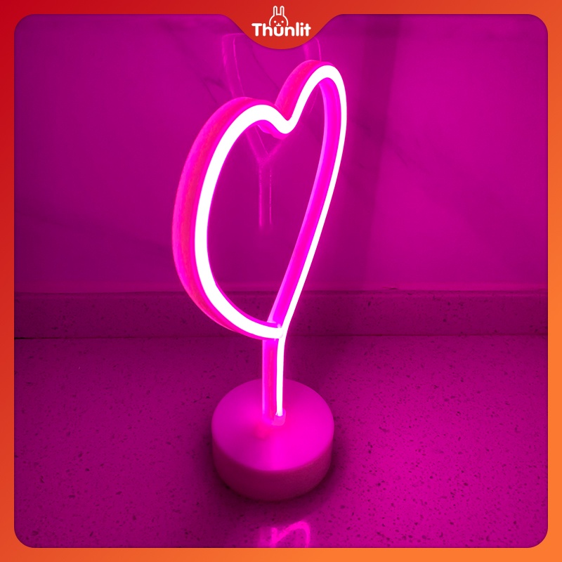 Đèn ngủ sạc Thunlit cổng USB thiết kế độc đáo lãng mạn phù hợp làm quà Valentine