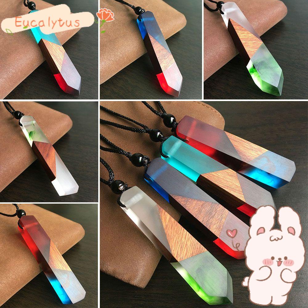 Vòng cổ Mặt Gỗ Resin Màu Sắc Ngẫu Nhiên Thời Trang Cho Nam Và Nữ