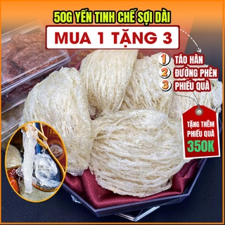 50g Yến Tinh Chế SỢI DÀI Nguyên Chất Cao Cấp  - Yến Sào Tinh Chế Nha Trang INest