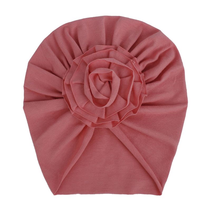 Mũ Bonnet Cotton Thoáng Khí Chống Nắng Màu Trơn Thời Trang Mùa Hè Dành Cho Bé Gái