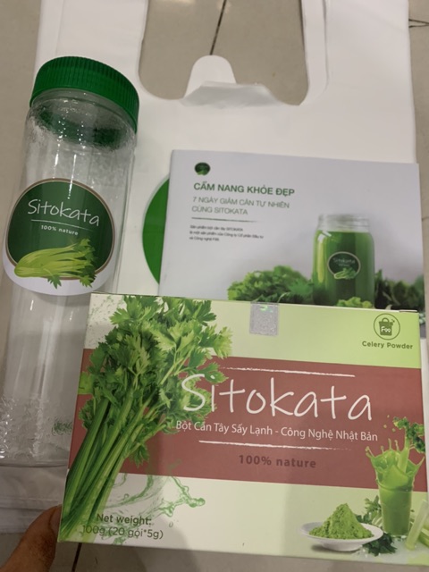 Bán sỉ Combo 10 Hộp Cần tây sitokata + tặng 10 bình nước + cẩm nang chính Hãng F99 | BigBuy360 - bigbuy360.vn