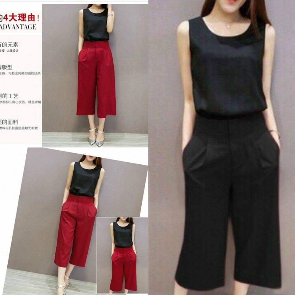 Quần ống rộng Culottes