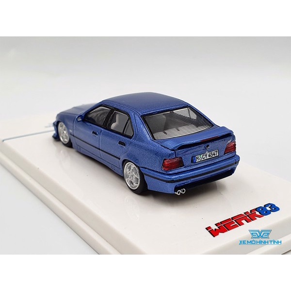 Xe Mô Hình BMW M3 Sedan Tỉ lệ 1:64 Hãng sản xuất Werk83 ( Xanh )