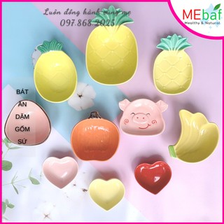 [COMBO] Bát Ăn Dặm ,Bát Gốm Sứ Cao Cấp Hình Thú,Hoa Quả MEbaf