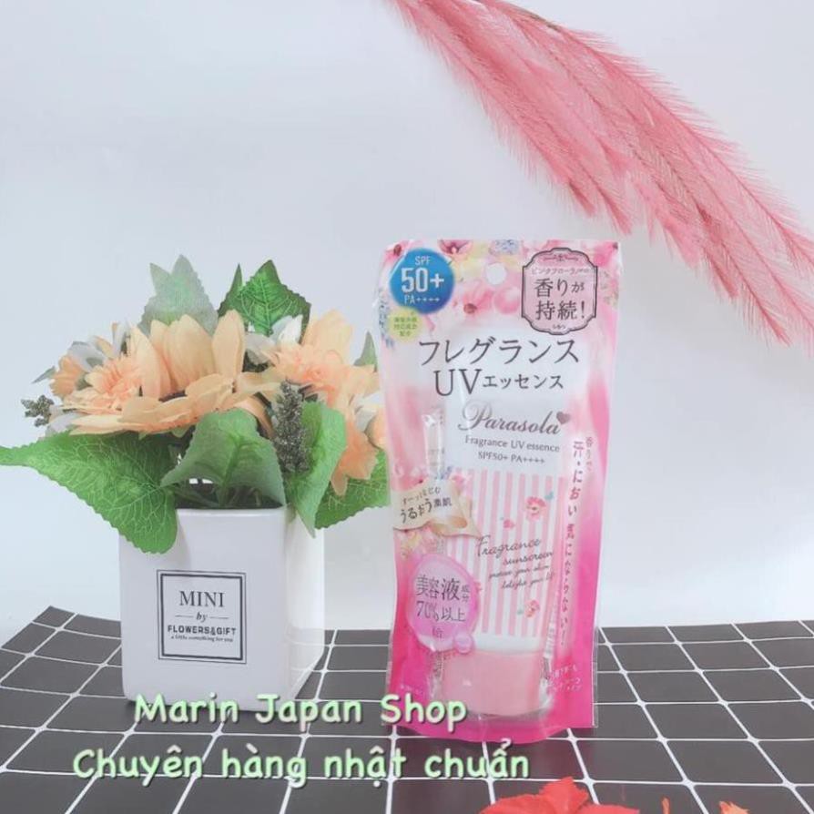 (SALE 280k->229k) Kem chống nắng Illumi Parasola Fragrance UV Essence SPF50+ , PA++++ Nhật Bản