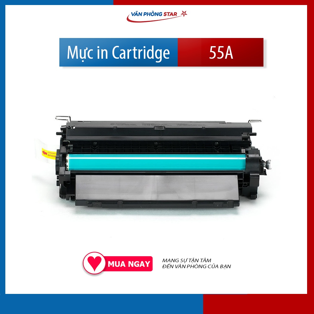 Hộp mực 55A Cartridge dùng cho máy in HP 3010/ HP 3015/ HP 3015D/ HP 3015DN. Dung lượng 6.000 trang.