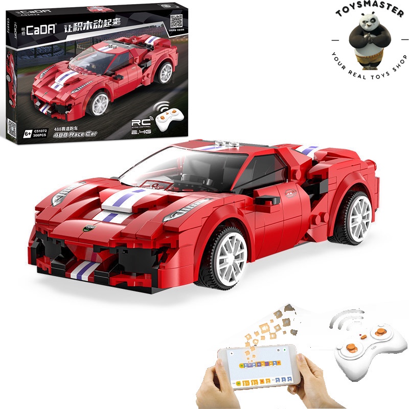 Đồ Chơi Lắp Ráp Mô Hình Điều Khiển Từ Xa RC Technic Siêu Xe Porsche,Bugatti Cada C51072-C51075 Với 300+ PCS