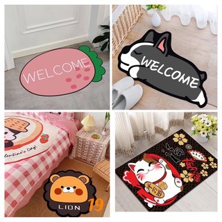 thảm chân 3D hình thú siêu cute.