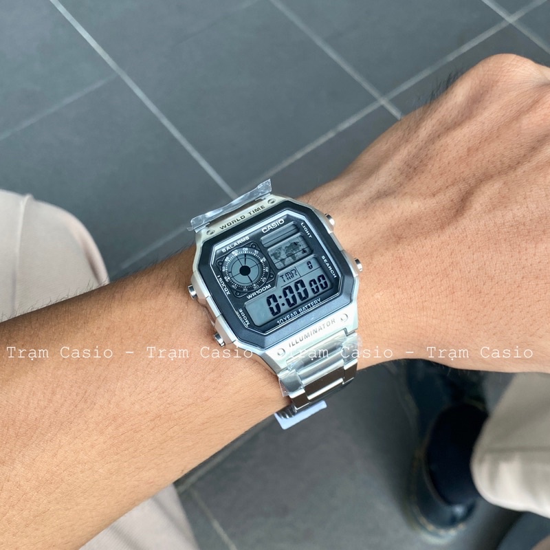 Đồng Hồ Nam Casio AE-1200WHD-1AVDF Hàng REAL