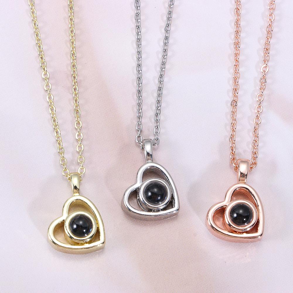 Vòng cổ Mặt Máy Chiếu Độc Đáo Cho Cặp Đôi