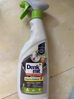 Chai xịt tẩy mỡ thần thánh Denkmit 750ml