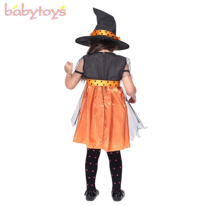 Bộ đồ hóa trang phù thủy Halloween cho bé gái