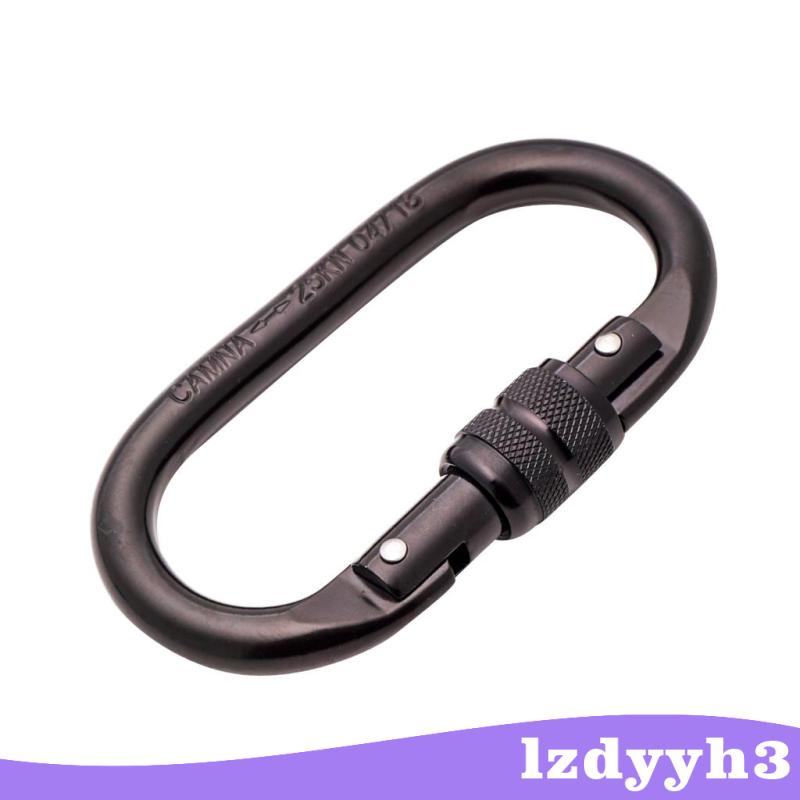 Móc Khóa Carabiner Hình Oval 25KN Lzdyyh3 Chuyên Dụng Cho Leo Núi