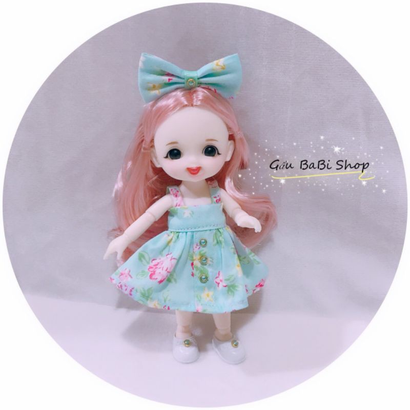 Đầm cho búp bê 1/8 bjd, bru, baboliy, 5inch, ob11, ddf, blythe, Animator, babies, xinji