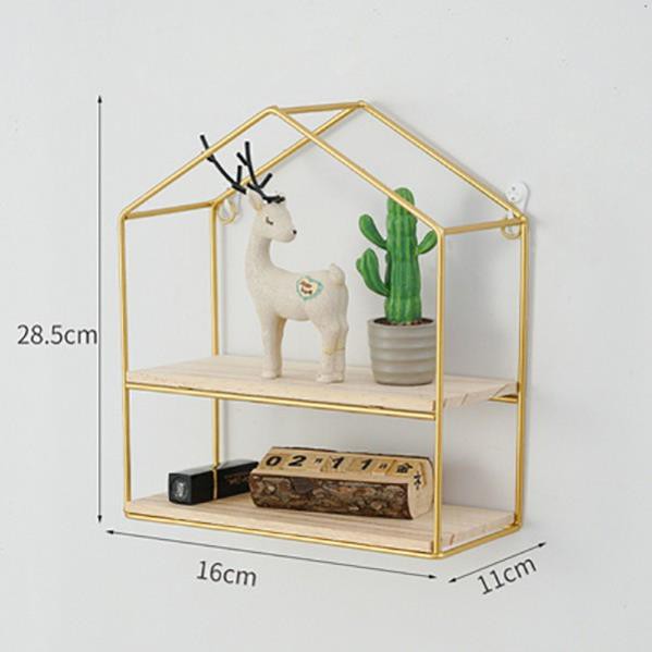 🔥𝐇𝐎𝐓 𝐃𝐄𝐀𝐋🔥Giá Sắt Treo Tường Phong Cách Bắc Âu Trang Trí Tường MQ-063