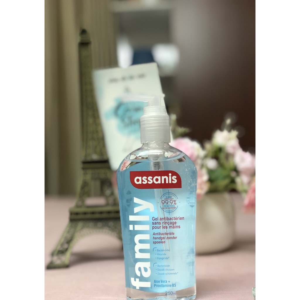 Gel rửa tay khô ASSANIS Family 250ml của Pháp