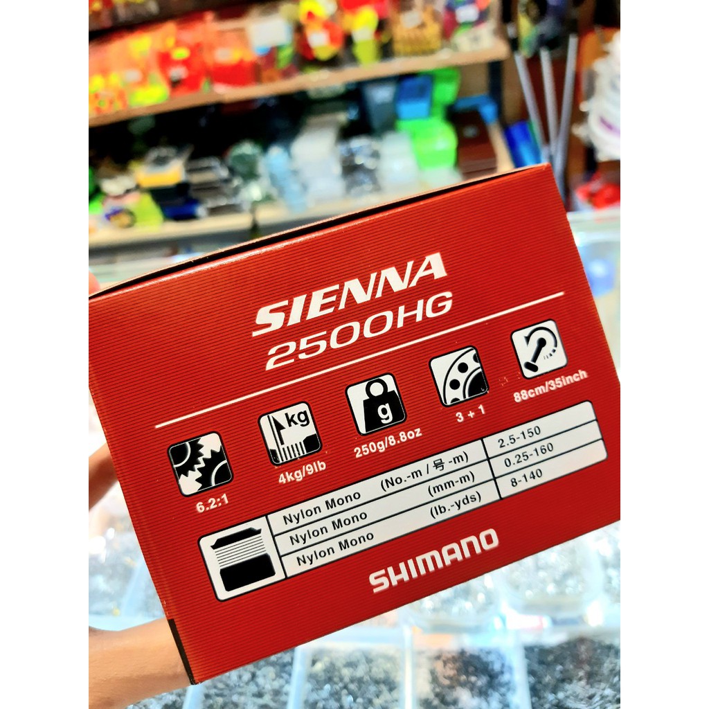 Máy câu Shimano Sienna 2500HG Malaysia