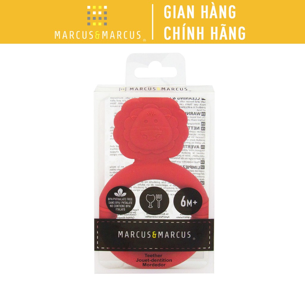 Đồ gặm nướu silicon cho bé Marcus & Marcus, từ 6 tháng - Marcus