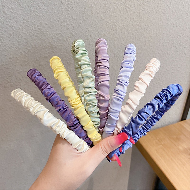 Băng Đô Cài Tóc Kiểu Hàn Quốc Nhiều Màu Sắc Thiết Kế Ngọt Ngào Cho Nữ