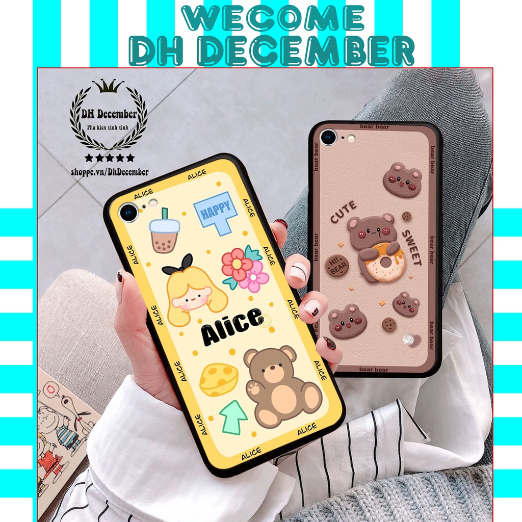 Ốp lưng IPHONE 6 / 6S / 6 PLUS  in hình 3D gấu mới nhất - sang - chảnh - ĐẸP- BỀN