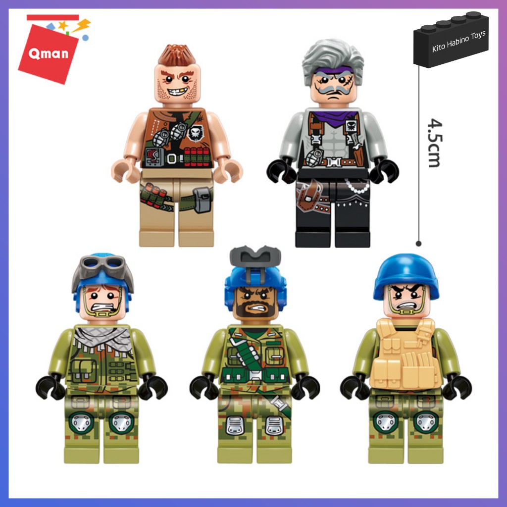 Bộ Lắp Ghép Đồ Chơi Lego Qman 648 Mảnh Ghép Máy Bay Trực Thăng Quân Sự Phi Cơ Xạ Thủ 3208 Cho Trẻ Từ 6 Tuổi
