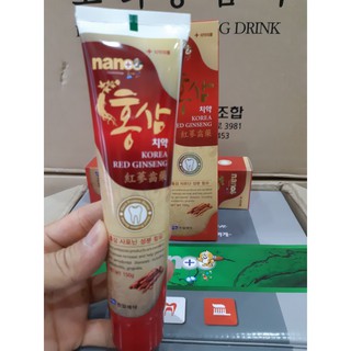 kem đánh răng nano hồng sâm hàn quốc