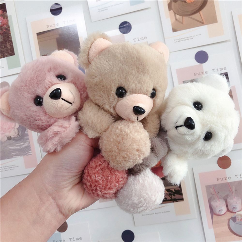 Dây buộc tóc hình gấu bông cỡ lớn dễ thương phong cách Hàn Quốc cho nữ