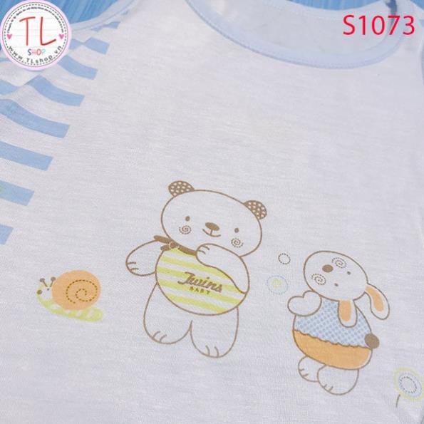 Thời Trang Trẻ Em -Bộ ba lỗ họa tiết thỏ và gấu – Quần Áo Bé Trai - Bộ Bé Trai - Quần Áo Bé Gái - Bộ Bé