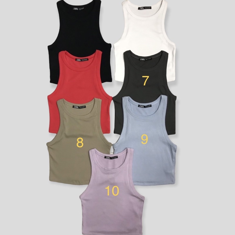 Áo thun tanktop body zara xịn sò màu mới