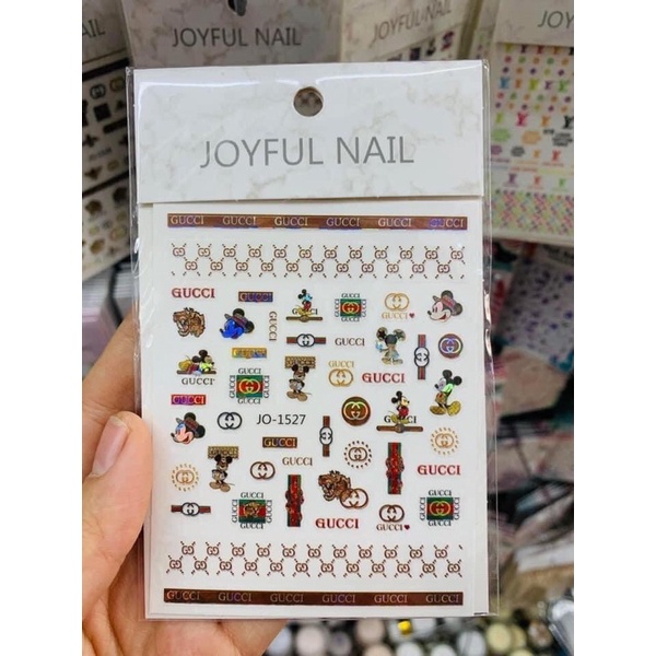 sticker thương hiệu - dán móng cực xinh