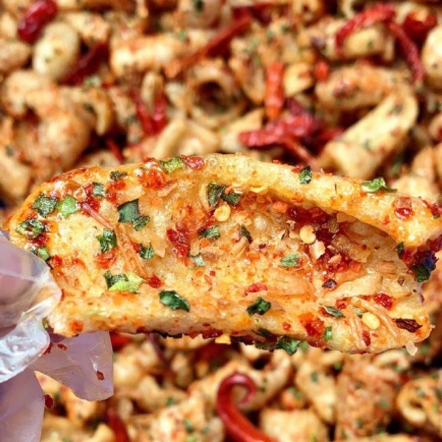200g Da Heo mắm hành ớt giòn ngon