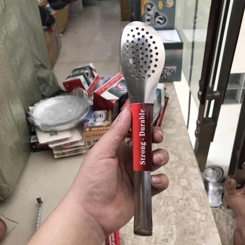 Cây gấp bánh/thức ăn đầu tròn có lổ