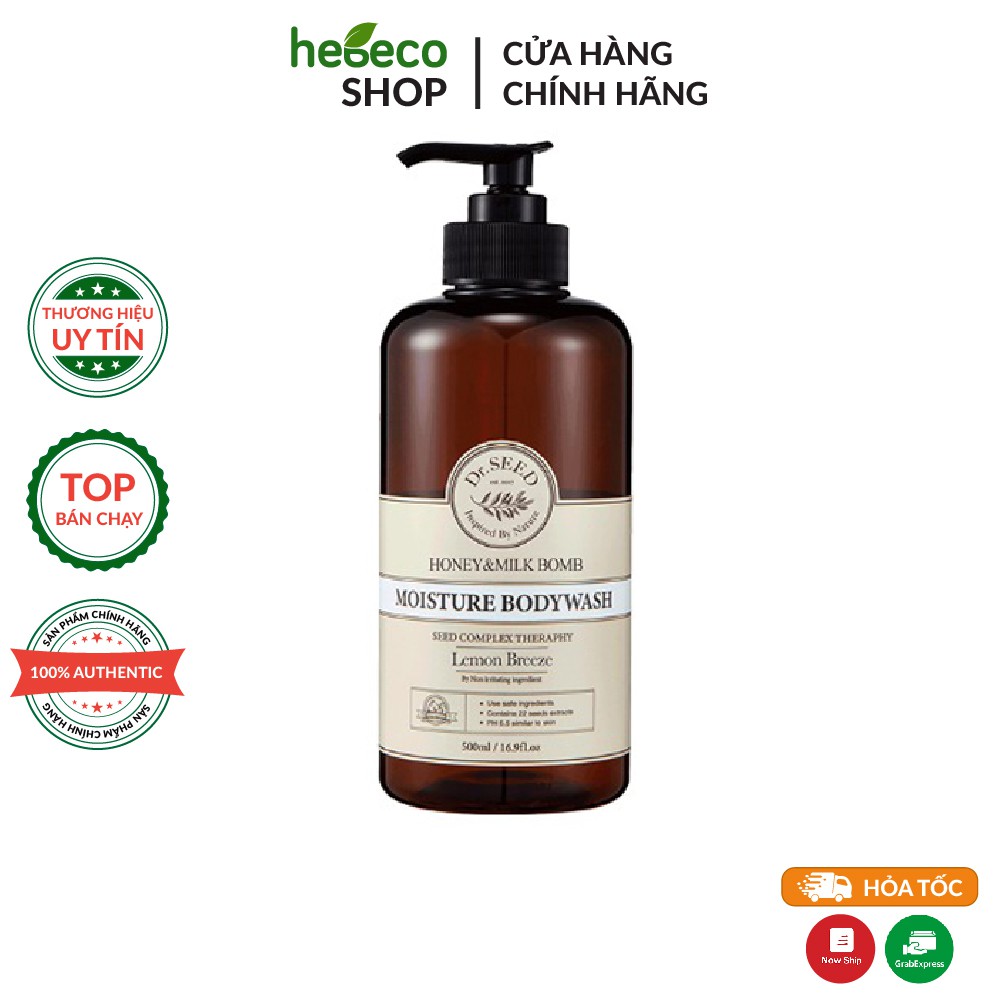 Sữa tắm chuyên sâu chiết xuất từ sữa và mật ong HONEY&amp;MILK BOMB  500ml - Hàn Quốc Chính Hãng