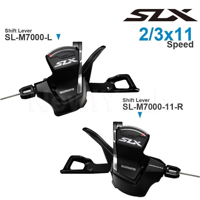 Tay bấm xả Shimano DEORE Sl- M7000 2/3x11 Speed Có mặt kính (chính hãng)