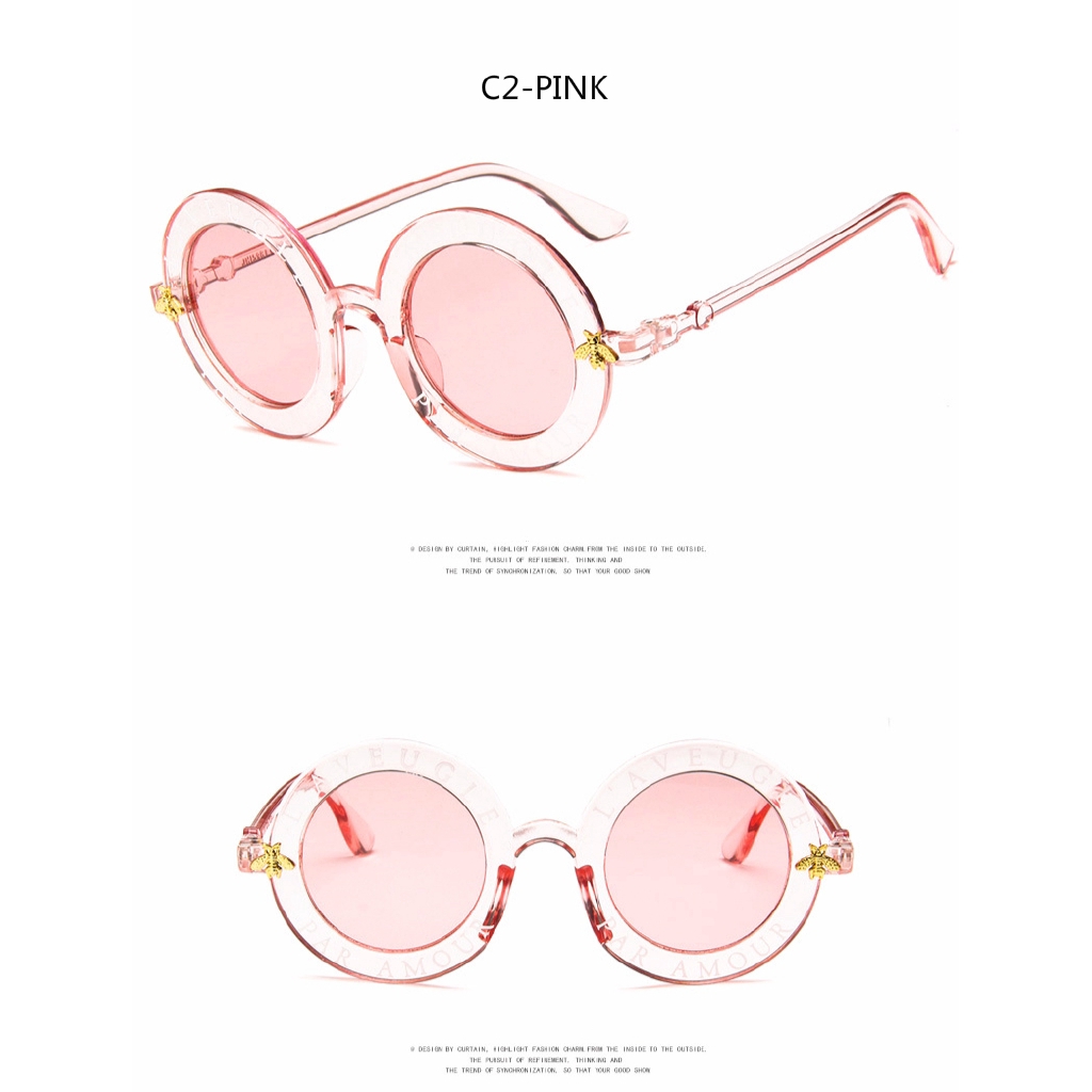 Kính Mát Gọng Tròn Phong Cách Retro