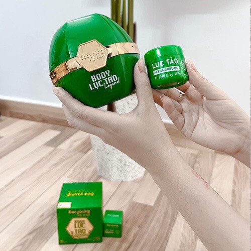 Kem Body Lục Tảo Soo Young - Body Lục Tảo Soo Young NHẬT BẢN Trắng Mịn Mềm Mướt Da 250gr