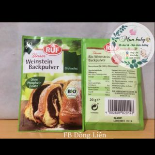 Bột nở hữu cơ Ruf Đức