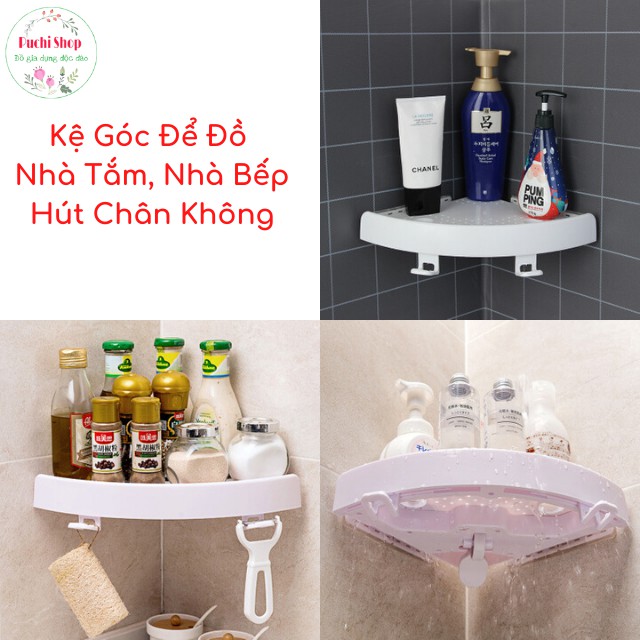 [Xả kho] Kệ Để Đồ Nhà Tắm, Nhà Bếp Hút Chân Không