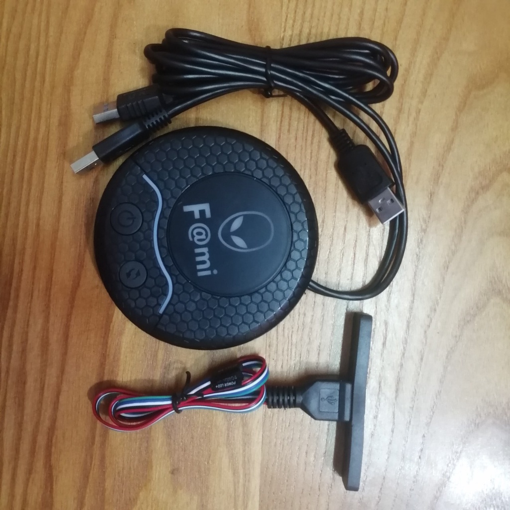 Nút Nguồn Đa Năng Fami Tròn Dán Kèm Giá Treo Tai Nghe Sử Dụng Cho Phòng Game Nét