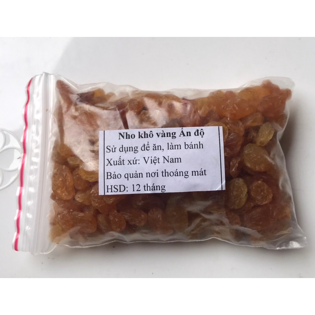 100g Nho khô dẻo Ấn Độ